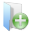 Folder Blue Add Icon 32x32 png